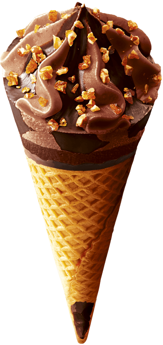 Cône Glace Chocolat Glaces Extrême
